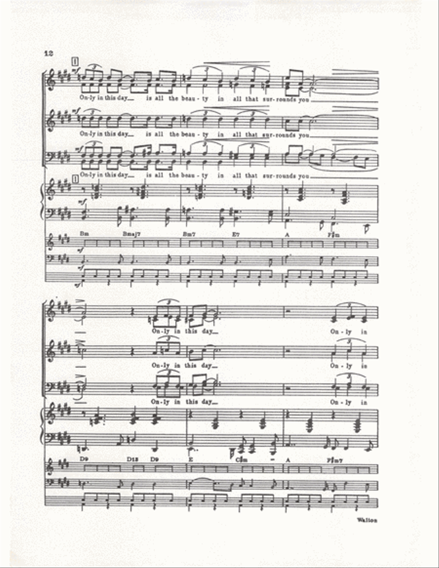 Look to this Day (Vocal Score) Divisi scores gallery preview page 9