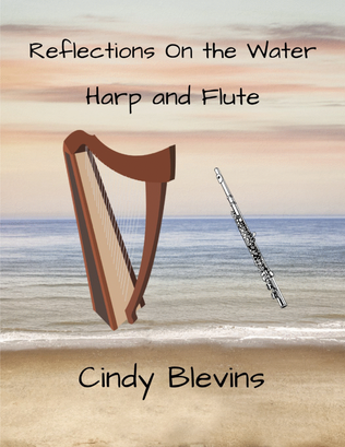 Book cover for Reflections on the Water, for Harp and Flute