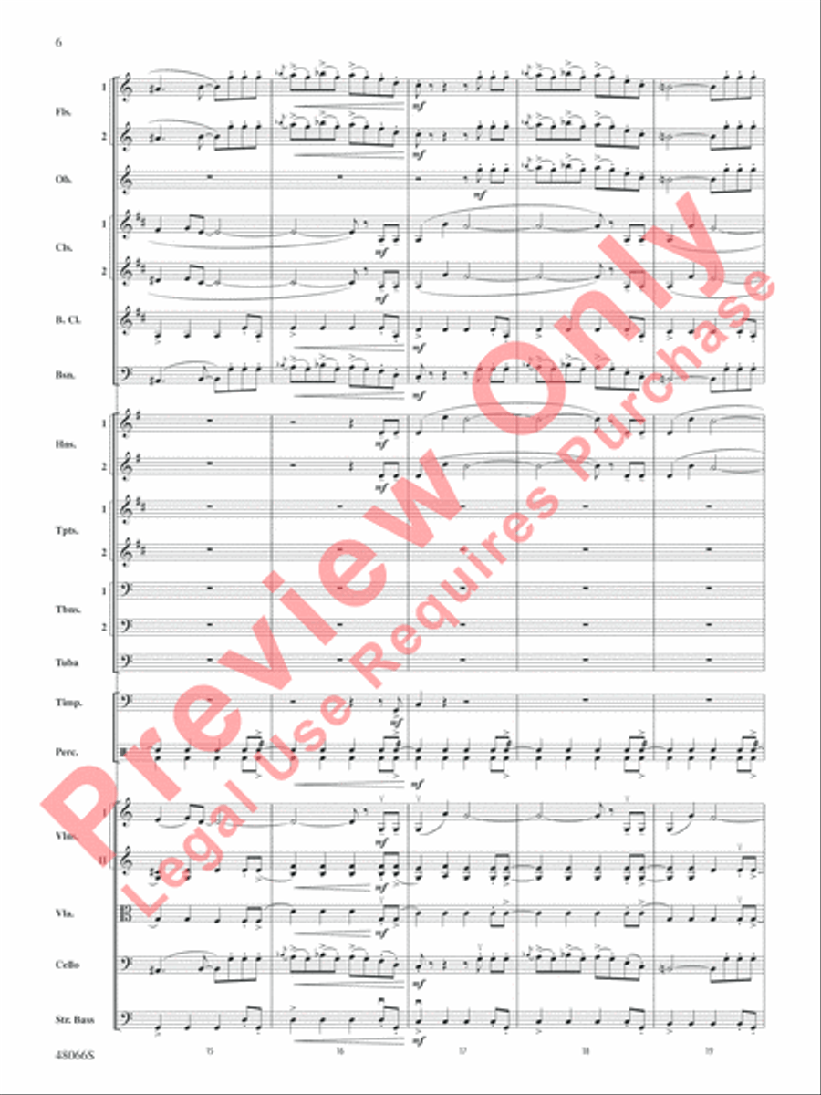 Blue Tango Full Orchestra scores gallery preview page 7