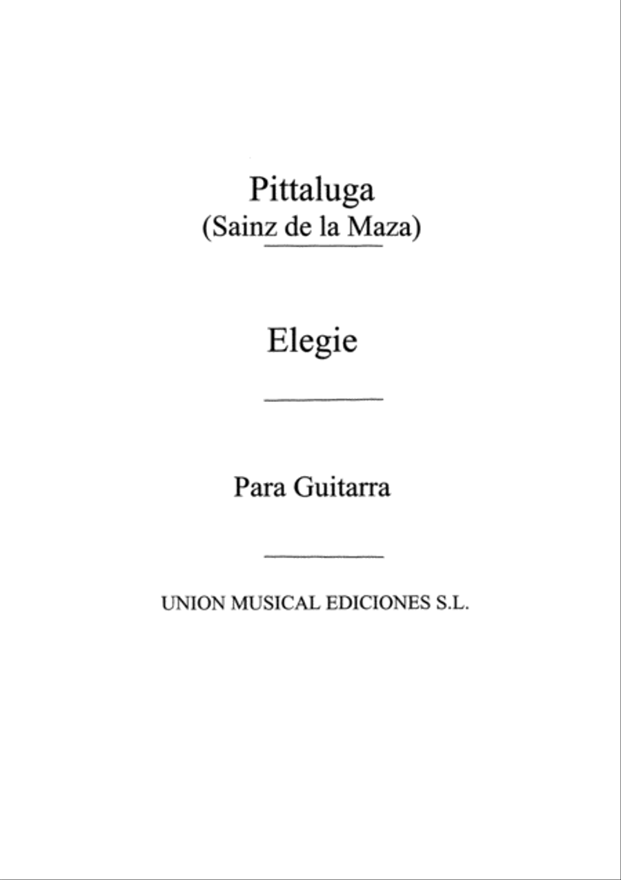 Elegia Homenaje Para La Tumba De Murnay Acoustic Guitar scores gallery preview page 1