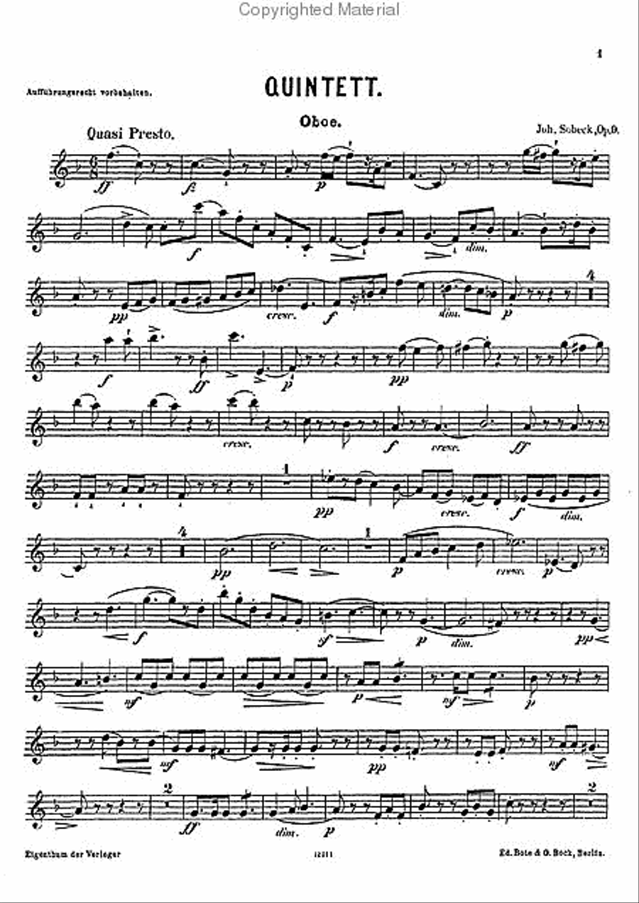 Wind Quintet in F, Op. 9 Woodwind Quintet scores gallery preview page 4