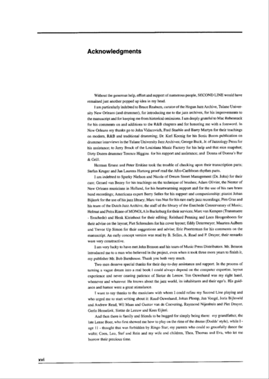 Second Line: 100 Years of New Orleans Drumming Drums scores gallery preview page 13