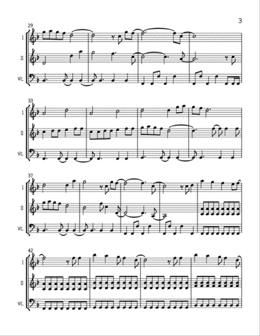 Marry You Marry You String Trio scores gallery preview page 3