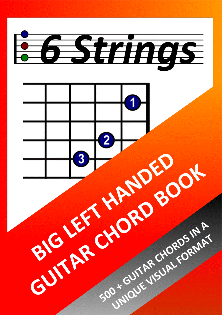 Big Left Handed Guitar Chord Book Guitar Solo scores gallery preview page 1