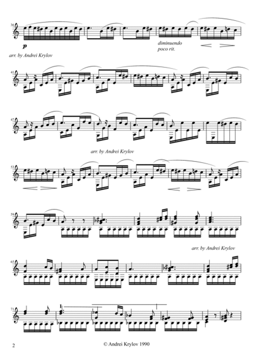 Fur Elise, Bagatelle No. 25 in A minor (WoO 59 and Bia 515) by Ludwig van Beethoven, arrangement for image number null