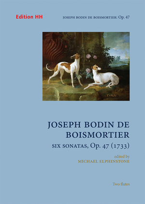Book cover for Six flute sonatas, op.47