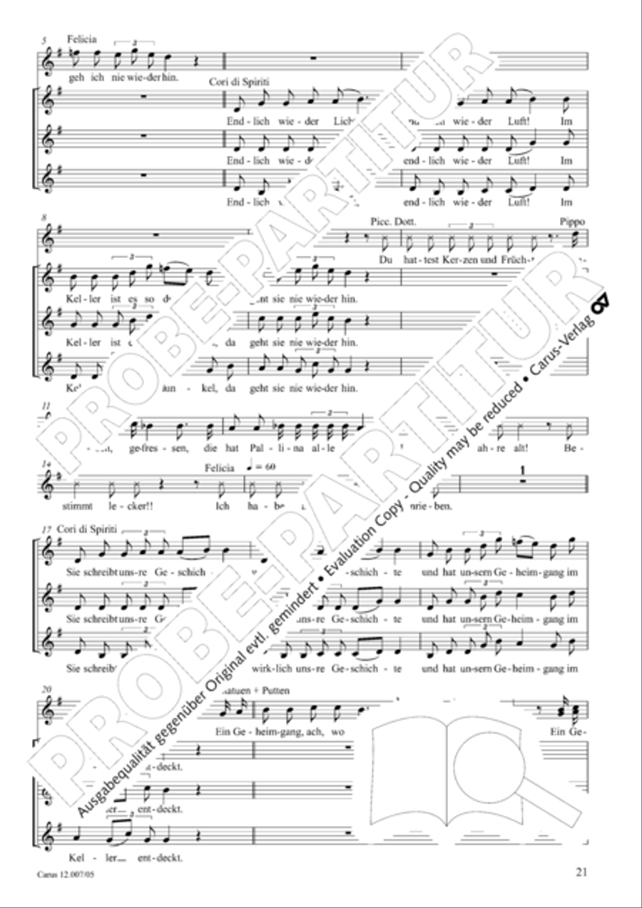 La Piccola Banda Children's Choir scores gallery preview page 22