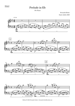 Prelude in Eb, for piano