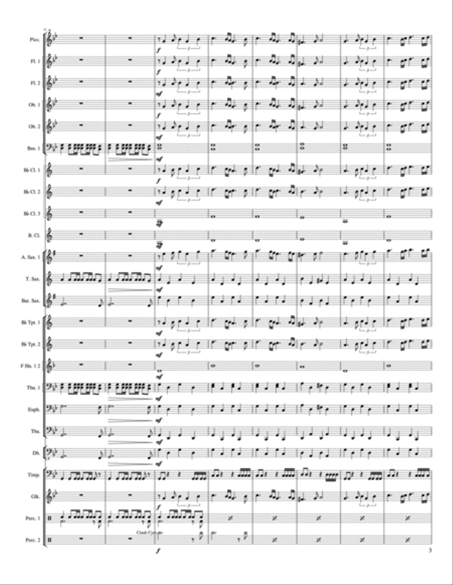 March Concert Band scores gallery preview page 3
