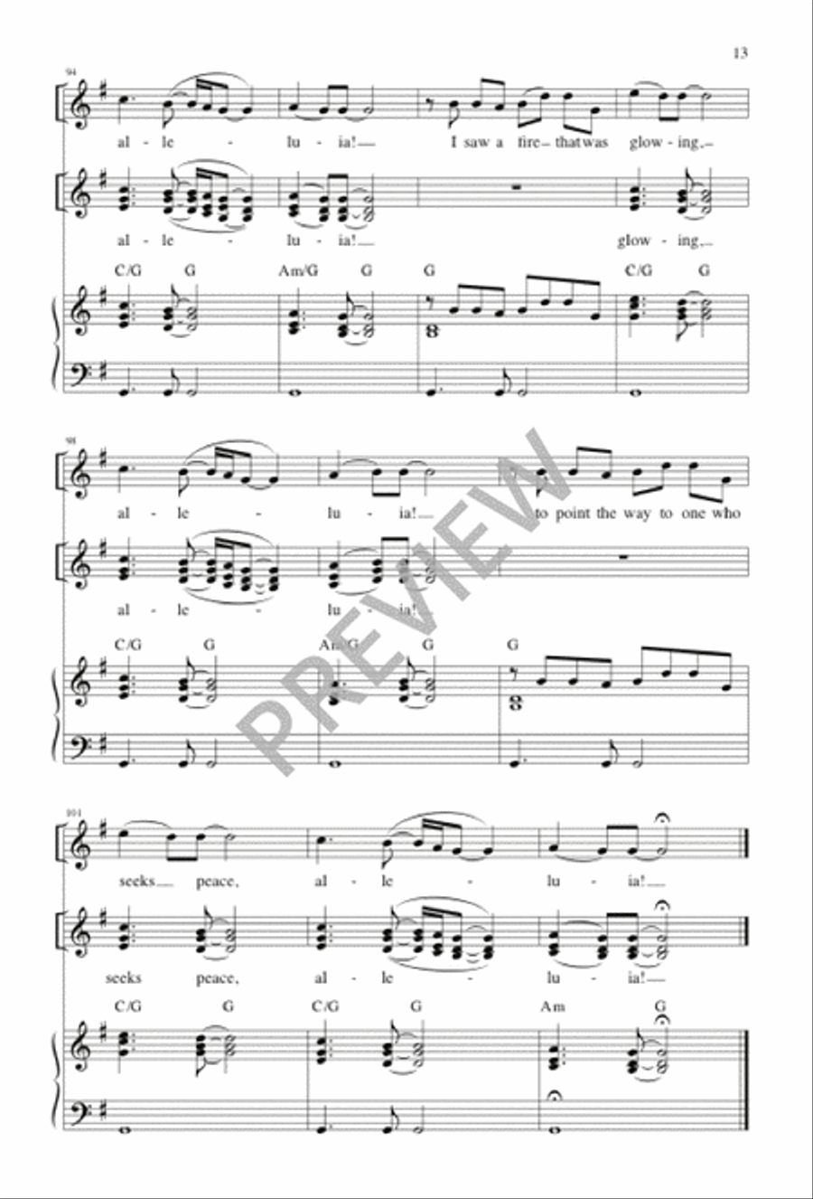 I Saw a River 3-Part scores gallery preview page 12