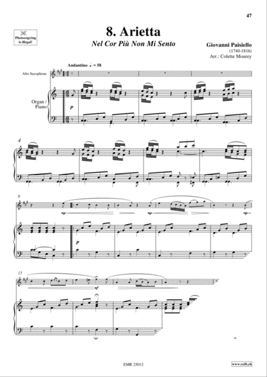 40 Greatest Classic Hits Vol. 1 Alto Saxophone scores gallery preview page 10