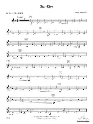 Star-Rise: B-flat Bass Clarinet