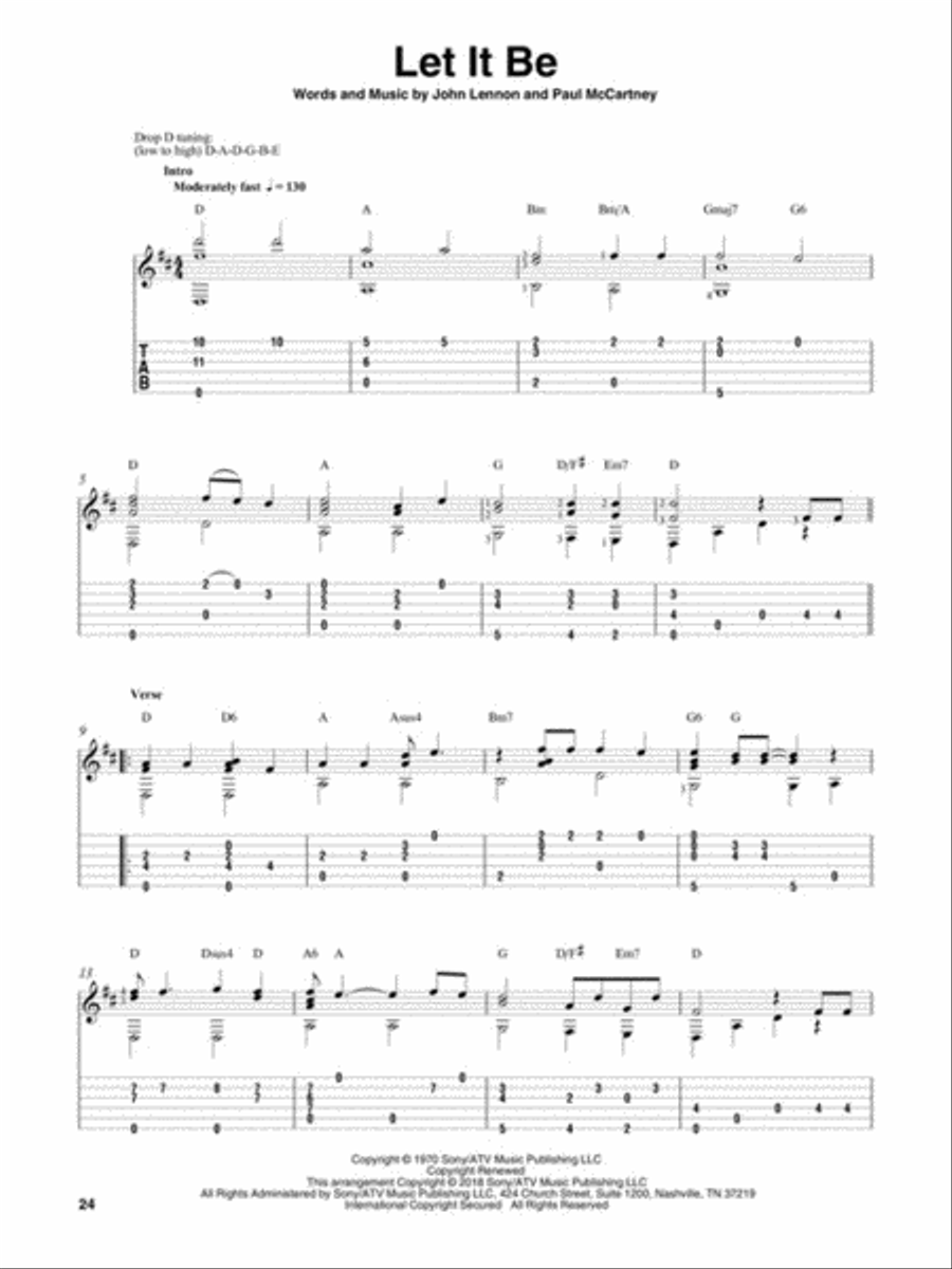 Relaxing Songs for Fingerstyle Guitar Electric Guitar scores gallery preview page 4