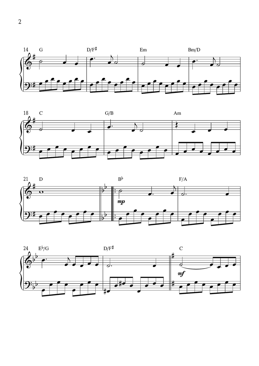 Walk Hand In Hand Piano Method scores gallery preview page 2