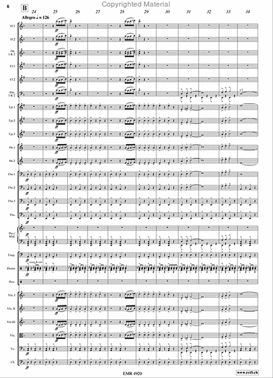 King Arthur Orchestra scores gallery preview page 6