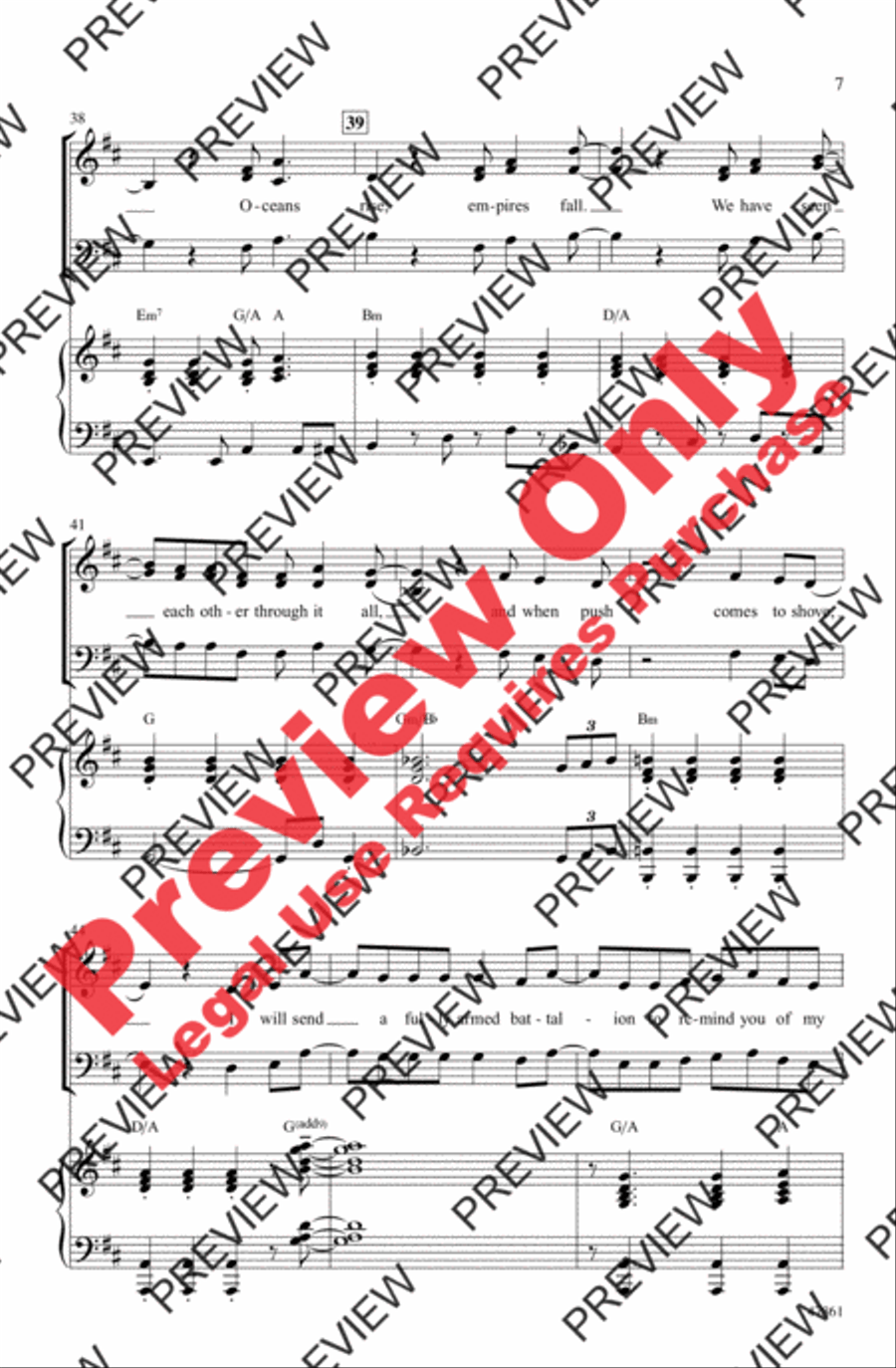 Hamilton Highlights 3-Part scores gallery preview page 7