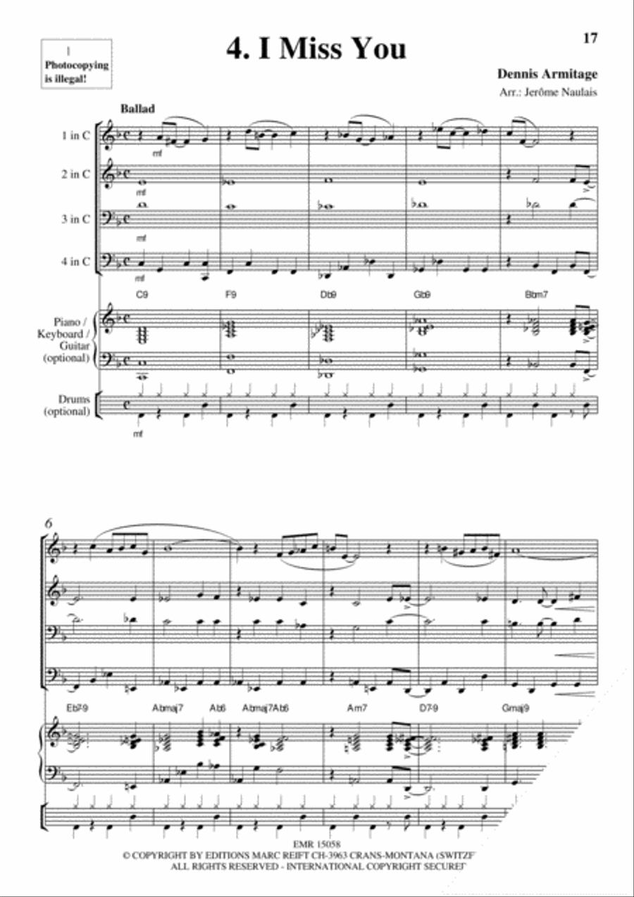 Brass Quartets Vol. 1 Brass Quartets Vol. 1 Brass Ensemble scores gallery preview page 6