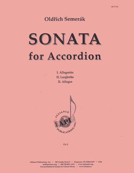 Sonata for Accordion