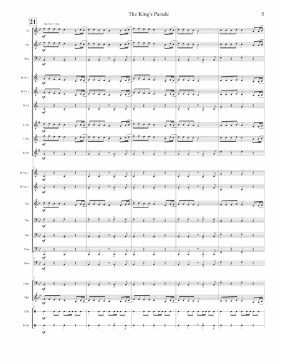 The King's Parade Concert Band scores gallery preview page 5