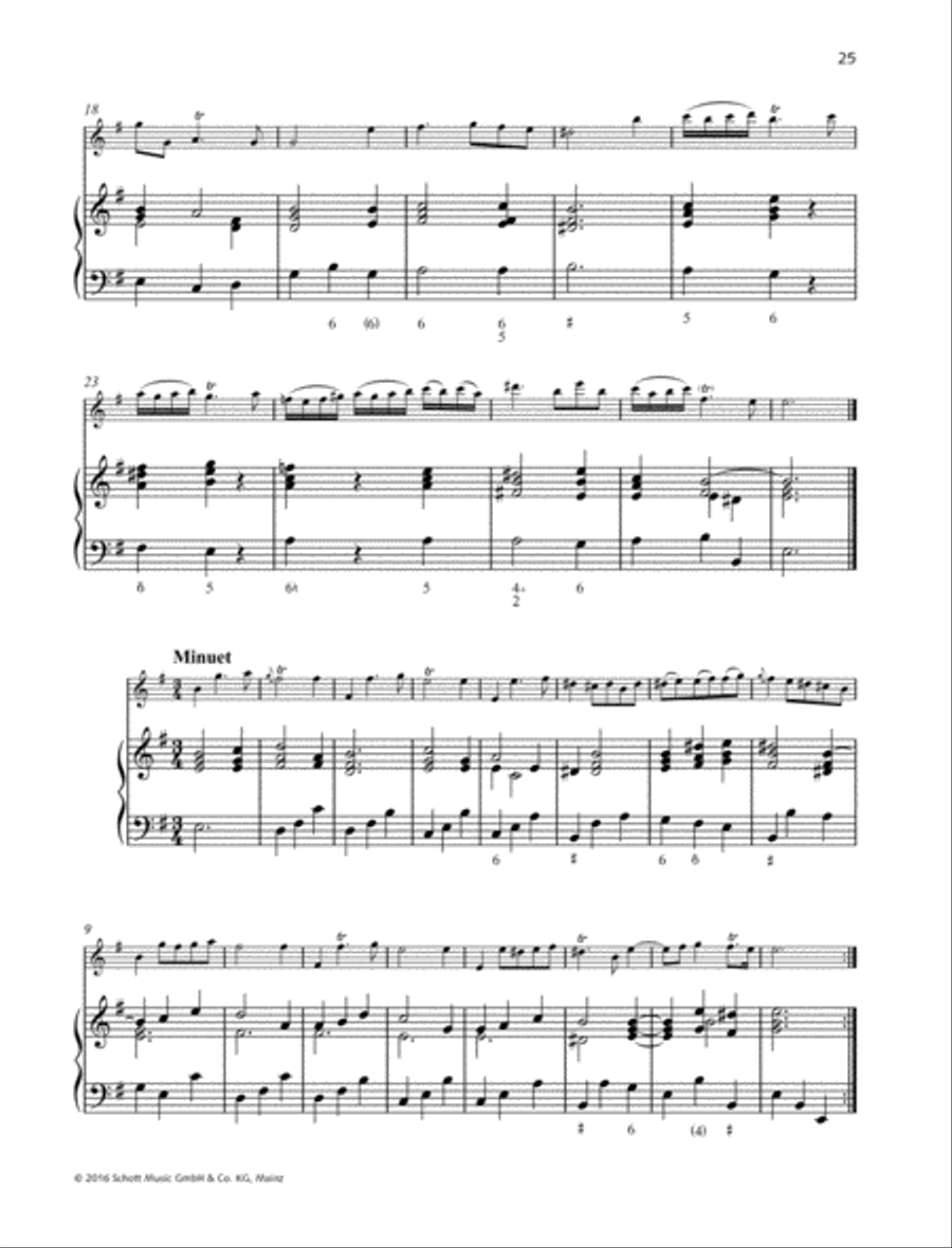 Sonata E minor Flute Solo scores gallery preview page 6