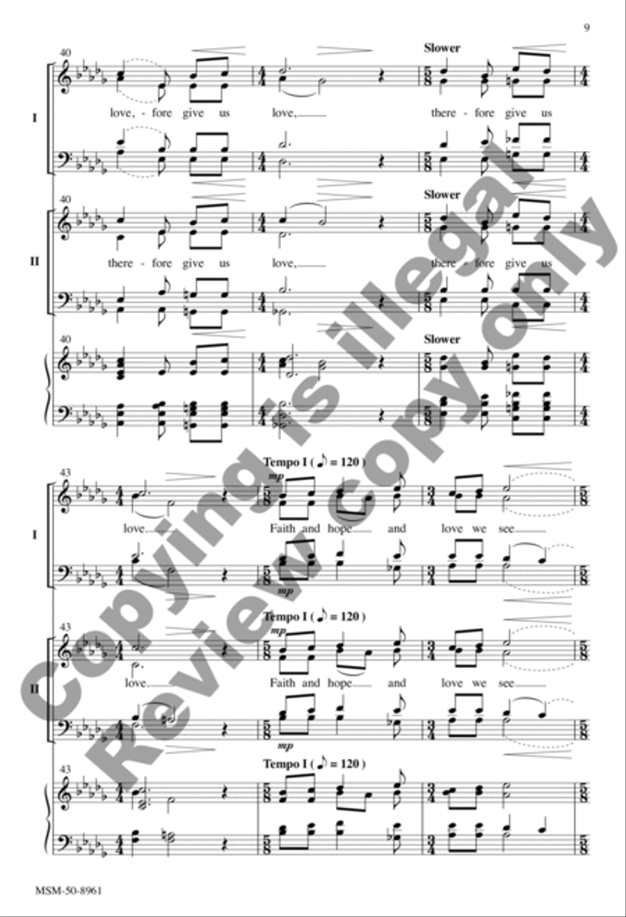 Gracious Spirit, Holy Ghost A Cappella scores gallery preview page 12