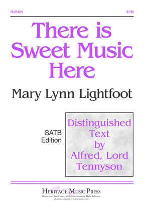 Book cover for There is Sweet Music Here