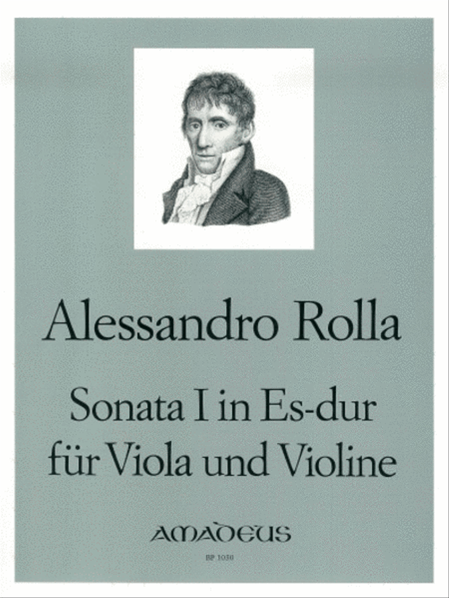Sonata Eb major Viola scores gallery preview page 1