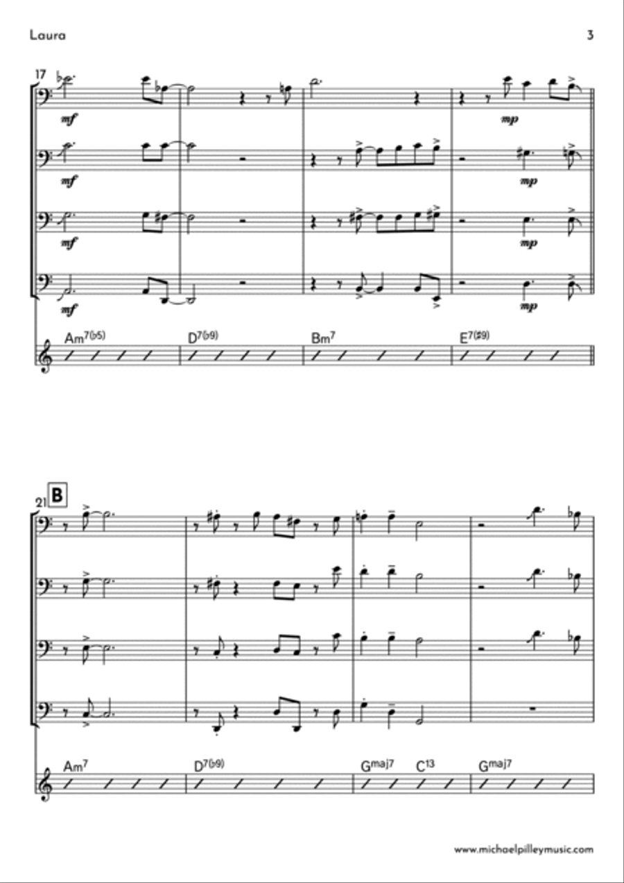 Laura Brass Quartet scores gallery preview page 4