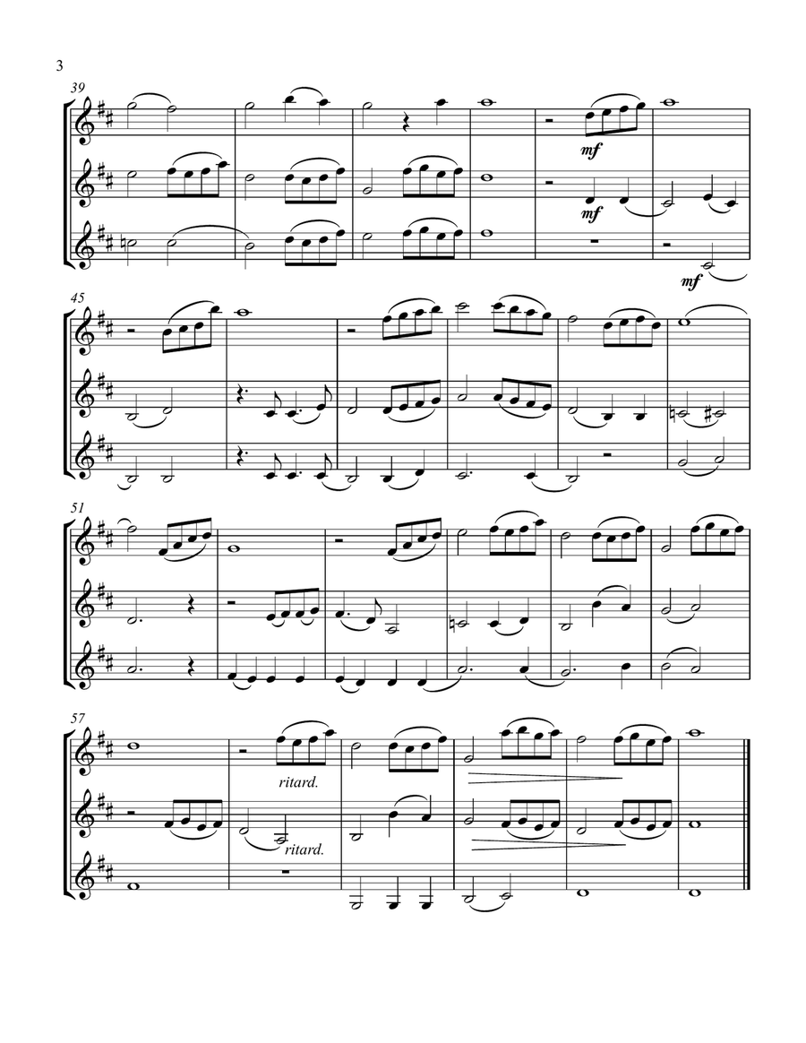 Beauty And The Beast by Celine Dion & Peabo Bryson Clarinet Trio - Digital Sheet Music page 4