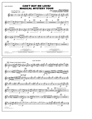 Can't Buy Me Love/Magical Mystery Tour (arr. Richard L. Saucedo) - 2nd Bb Trumpet