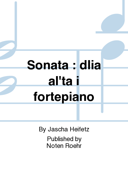 Sonata : dlia al