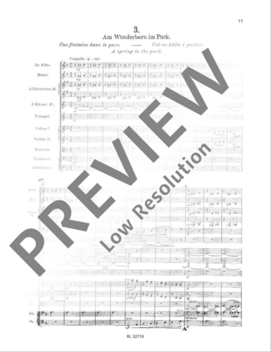 Pelléas et Mélisande Chamber Orchestra scores gallery preview page 12