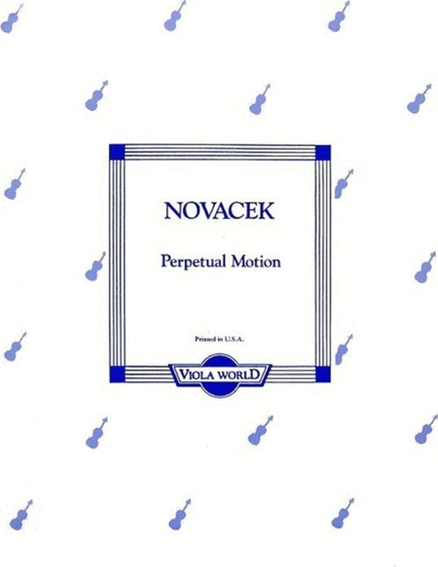 Novacek - Perpetual Motion Viola/Piano