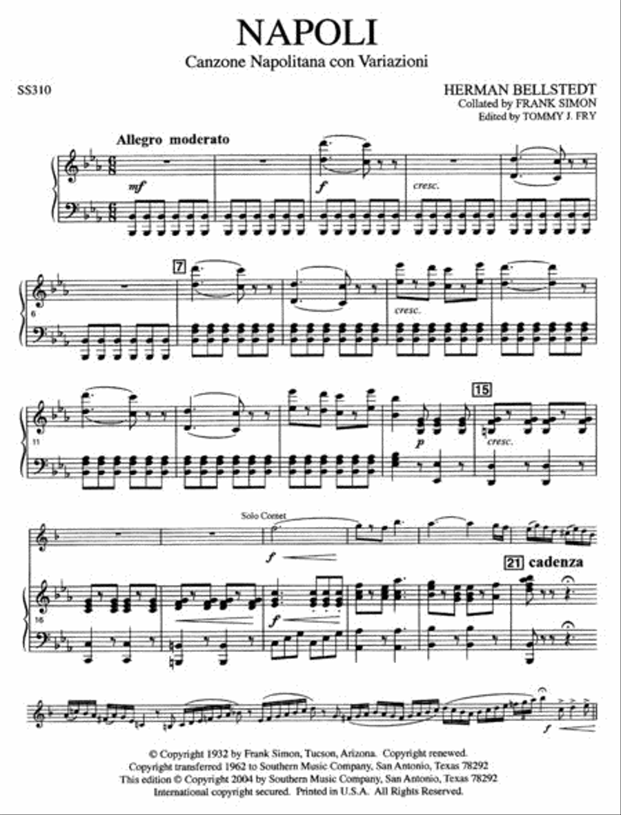 Napoli Trumpet scores gallery preview page 3