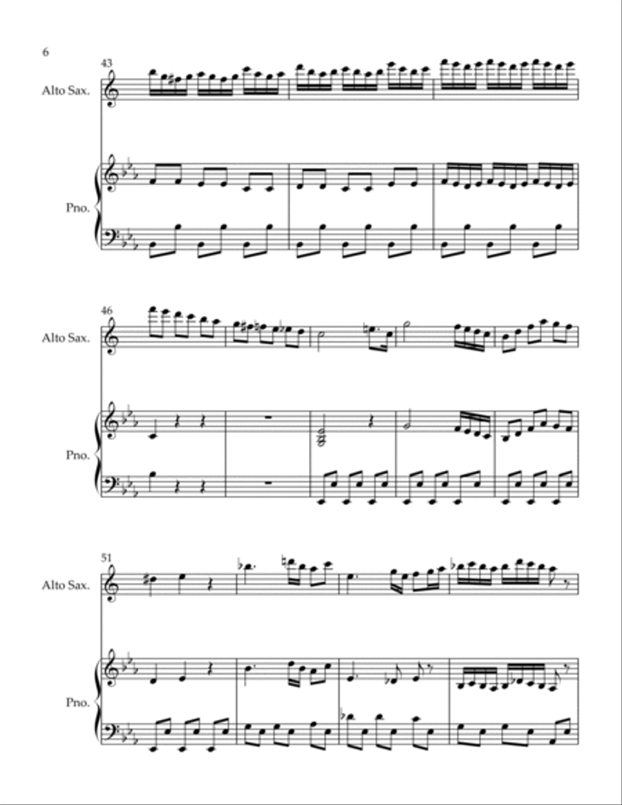 Con Spirito Alto Saxophone scores gallery preview page 6
