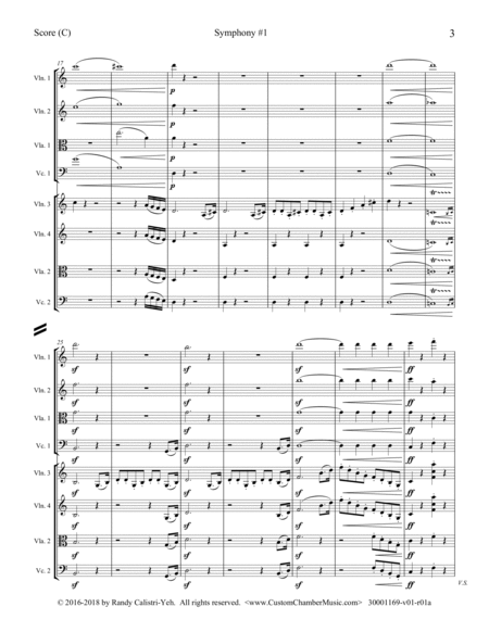 Beethoven Symphony No. 1, complete (string orchestra) image number null