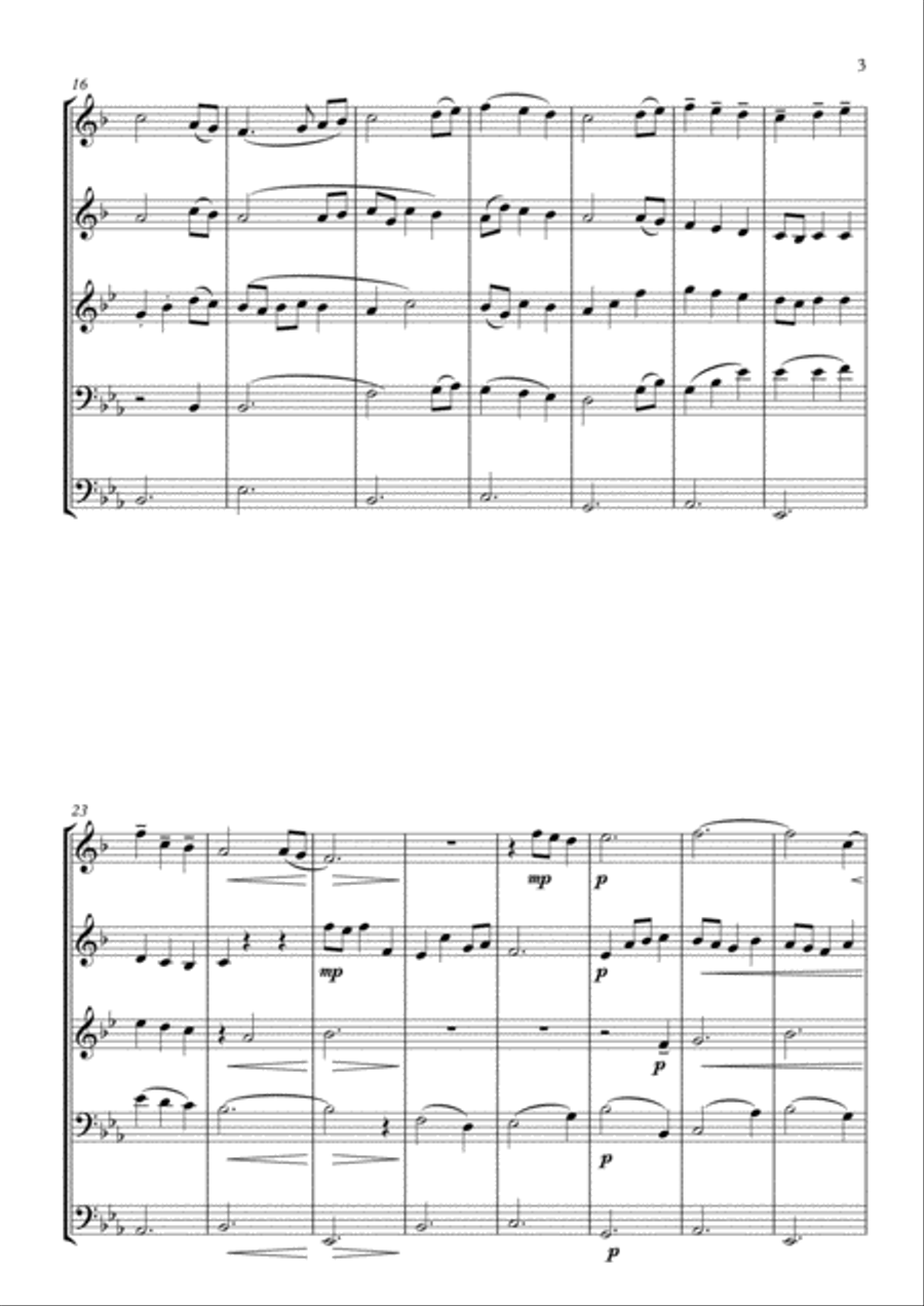 The First Noel Brass Ensemble scores gallery preview page 3