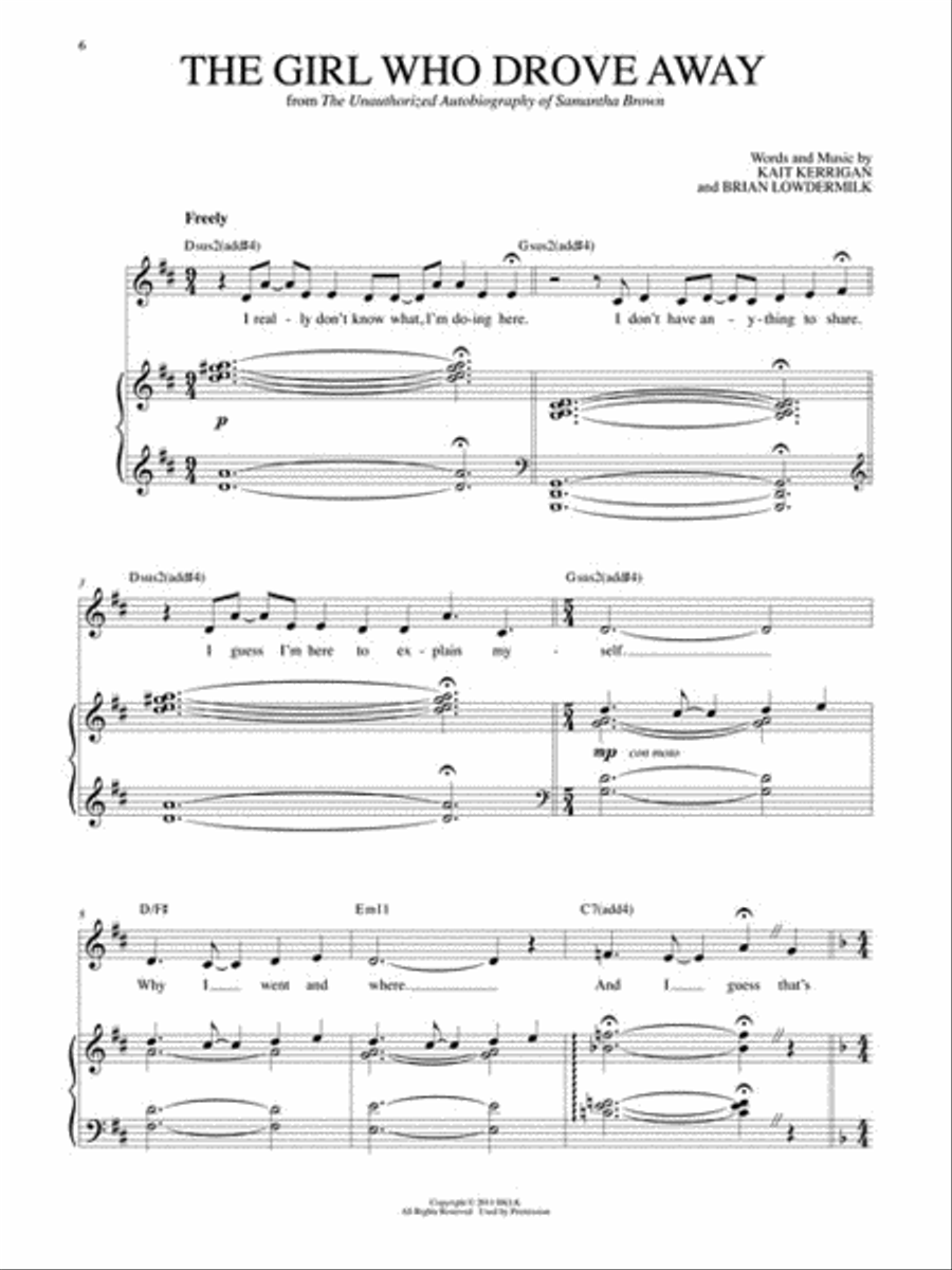 The Kerrigan-Lowdermilk Songbook Piano, Vocal scores gallery preview page 3