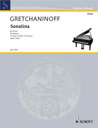 Book cover for Sonatina Op. 110/2 Piano