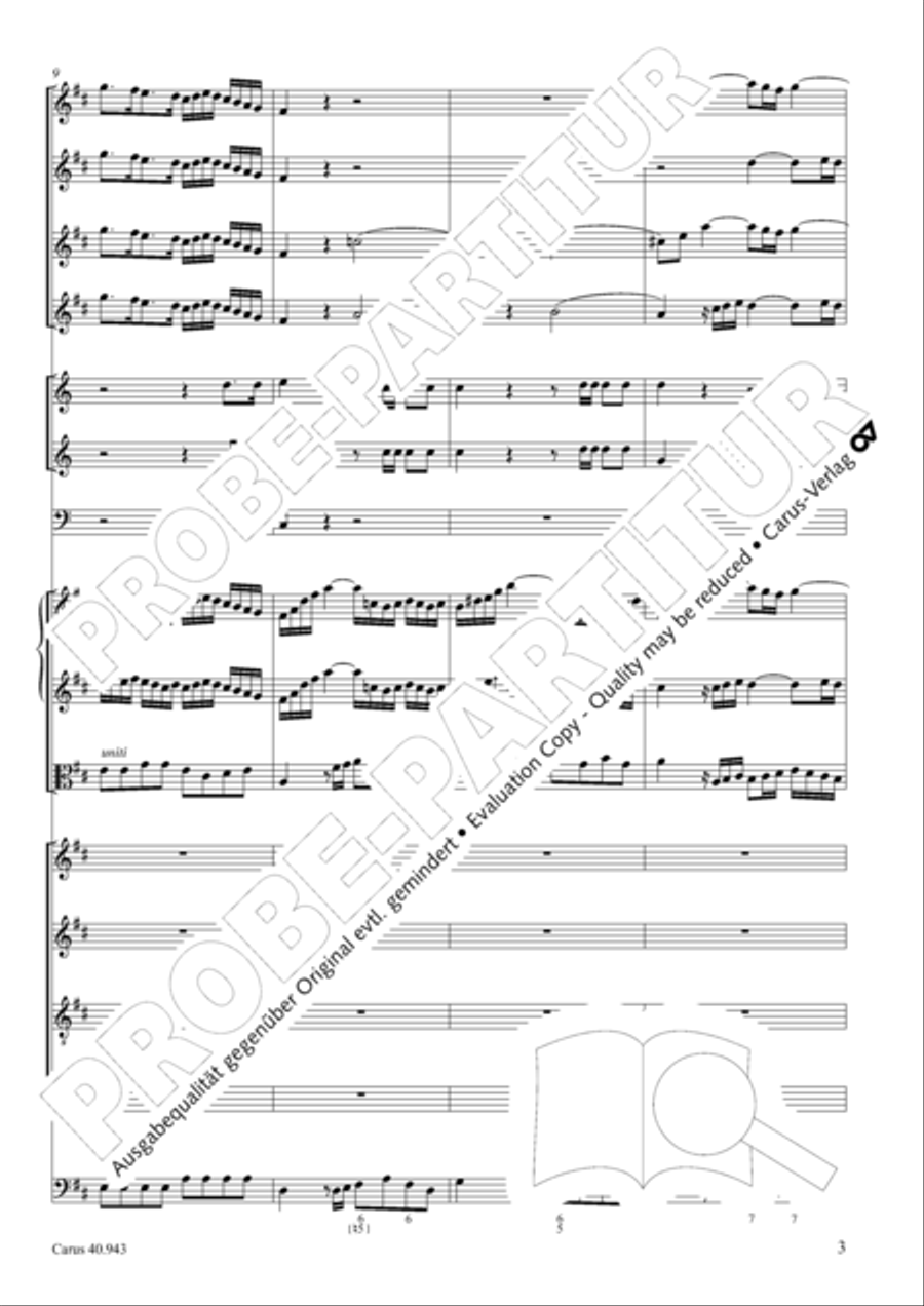 Shout to the Lord, all the earth (Jauchzet dem Herrn, alle Welt) 4-Part scores gallery preview page 10