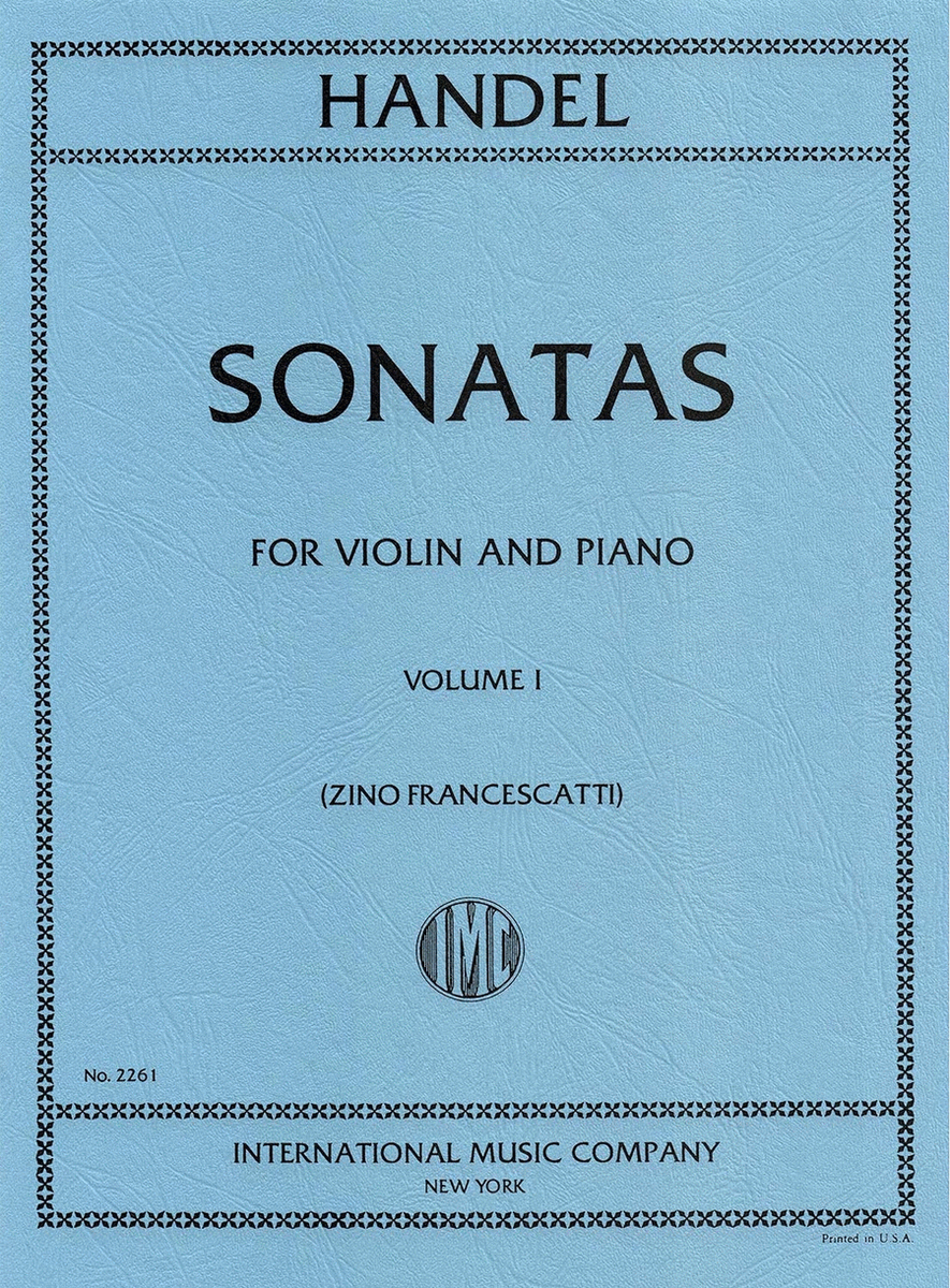 Six Sonatas: Volume I (A Major; G Minor; F Major)