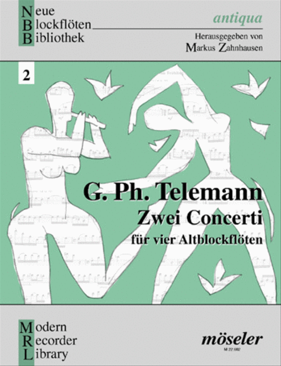 2 Concerti 2 Concerti Alto Recorder scores gallery preview page 1