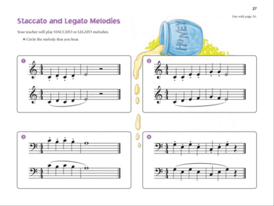 Music for Little Mozarts Music Workbook, Book 3 Piano Method scores gallery preview page 3
