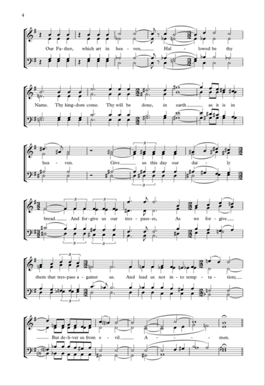 Preces and Responses Choir scores gallery preview page 4