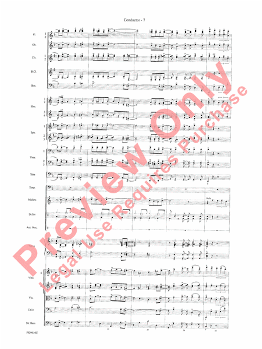 A Salute to the Big Apple Full Orchestra scores gallery preview page 9