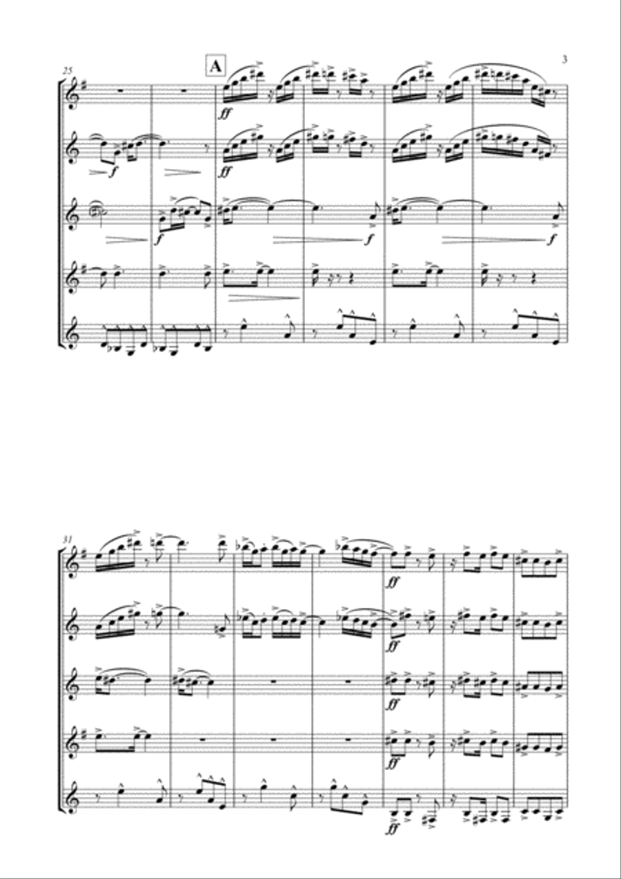 Mambo for Clarinet Choir (from West Side Story) image number null