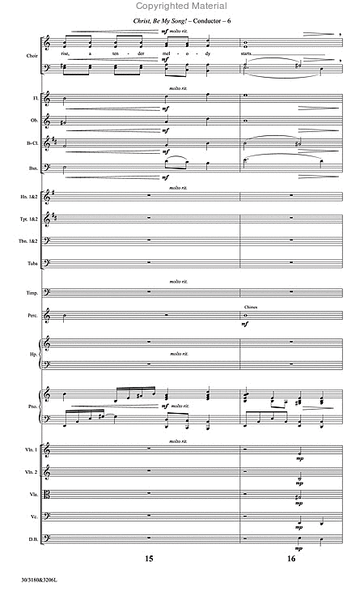 Christ, Be My Song! - Orchestral Score and Parts image number null