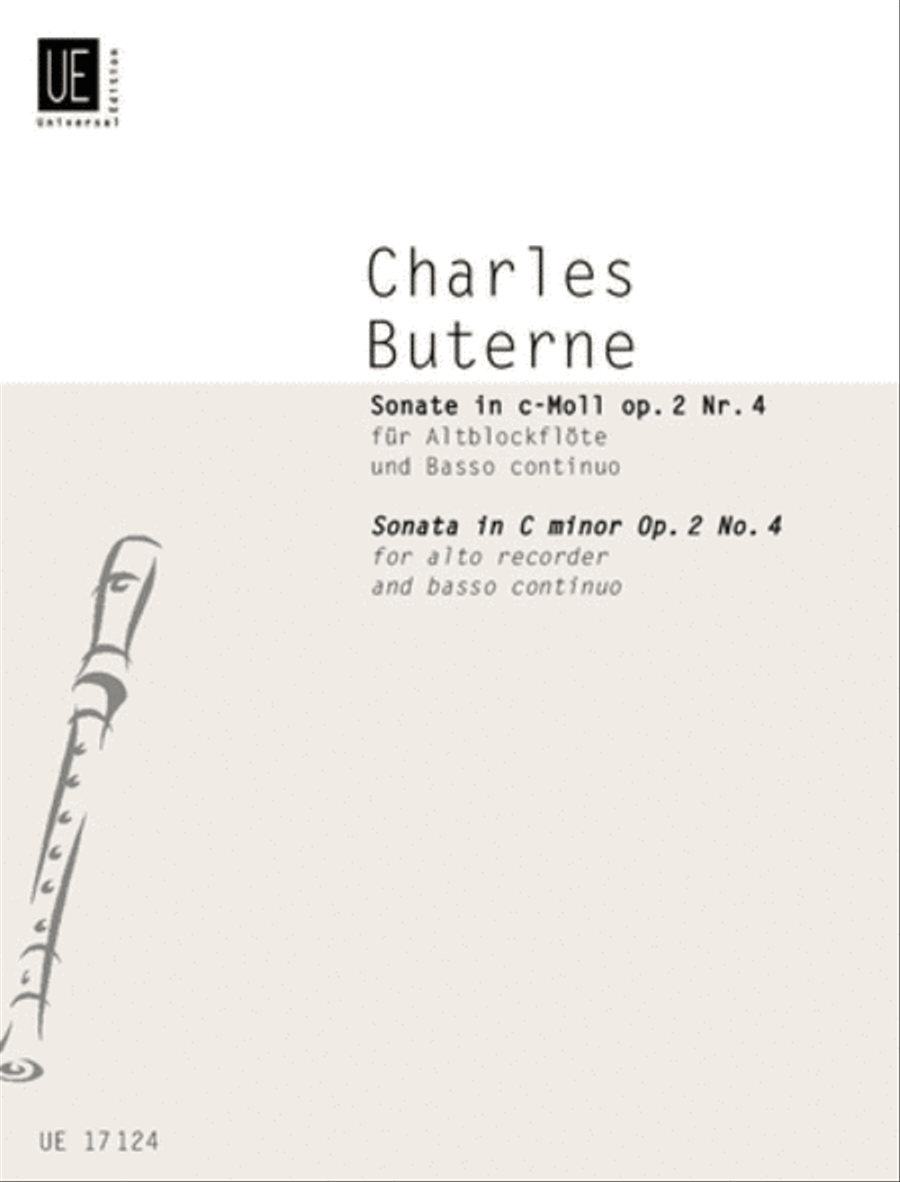 Sonata, Op. 2/4, c min Sonata, Op. 2/4, c min School and Community scores gallery preview page 1