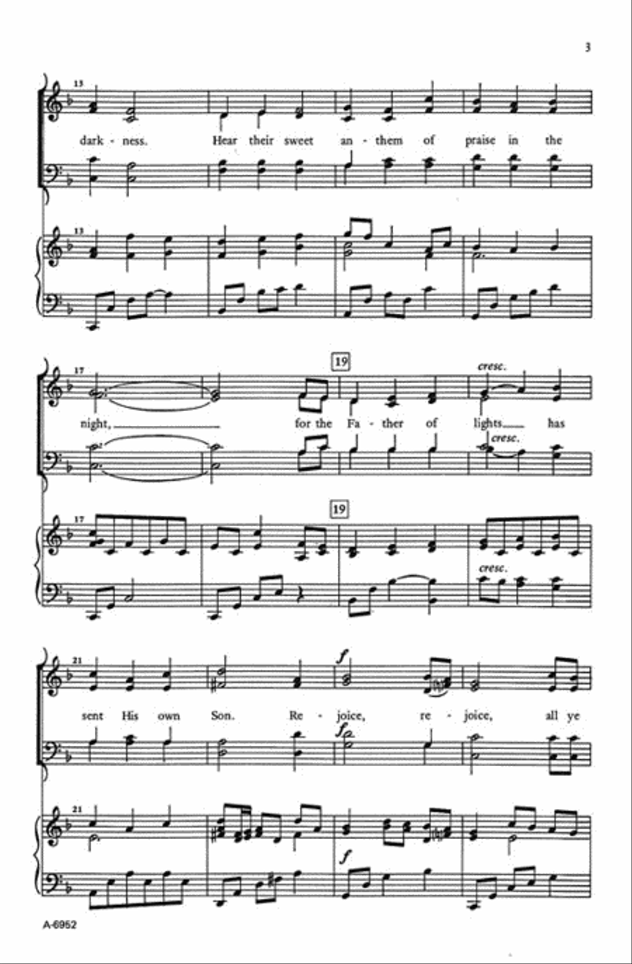 Listen to the Stars Choir scores gallery preview page 3