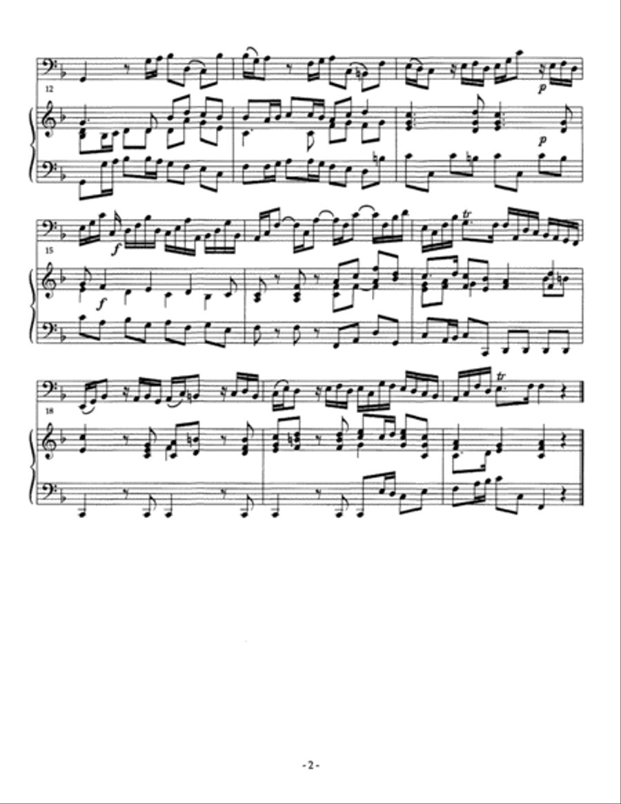 Sonata in F Major Tuba scores gallery preview page 4